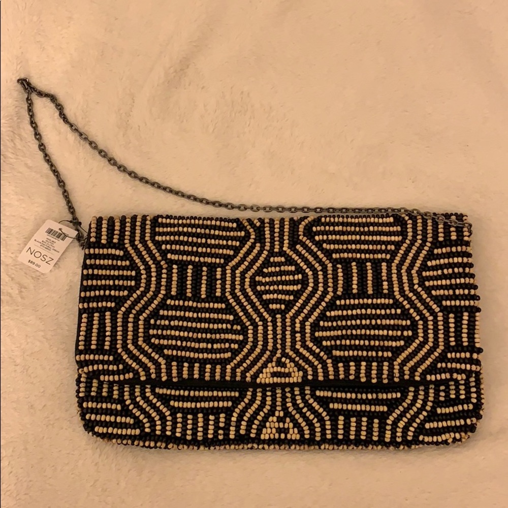 Beaded shoulder bag